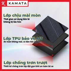 Thảm TPE lót sàn ô tô KAMATA Mitsubishi Mirage 2015 - 2019  đúc nguyên khối TPE