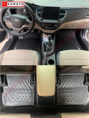 Thảm lót sàn ô tô Hyundai Accent 2024 khuôn đúc TPV mới nhất