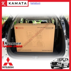 Thảm lót sàn ô tô 3D Mitsubishi Xpander\ Cross 2018 - 2022 TPE vân hạt gạo đúc nguyên khối