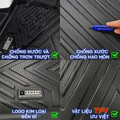 Thảm lót sàn 5D Ford Territory 2022-2023 1 bộ 3 tấm