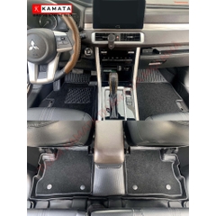 Thảm lót sàn ô tô 5D Mitsubishi Xpander/Cross 2019 - 2023 đúc nguyên khối TPV + Nhung Cap cấp nhất (4 tấm/Bộ)