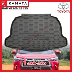 Thảm lót cốp xe ô tô Toyota Cross 2020 - 2025 chất liệu TPV cao cấp mới nhất