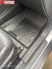 Thảm lót sàn ô tô Hyundai Tucson 2015-2024 đúc nguyên khối TPV ( 1 bộ/3 tấm)