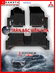 Thảm lót sàn ô tô đúc nguyên khối tràn viền Mitsubishi Xforce 2024 chất liệu TPV cao cấp
