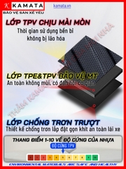 Thảm lót cốp xe ô tô Hyundai Accent 2024 (bản mới all new) chất liệu TPV cao cấp mới nhất