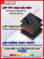 Thảm lót cốp ô tô Mercedes E200 2017 - 2025 khuôn đúc TPV