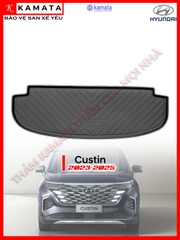 Thảm lót cốp ô tô Hyundai Custin 2023-2025 khuôn đúc TPV