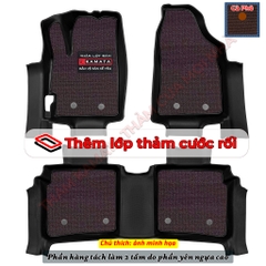 Thảm lót sàn ô tô đúc nguyên khối tràn viền Mitsubishi Xforce 2024 chất liệu TPV cao cấp
