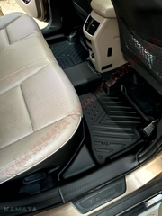 Thảm lót sàn ô tô Hyundai Tucson 2015-2021 đúc nguyên khối TPV tràn bậc viền cửa ( 1 bộ/3 tấm)