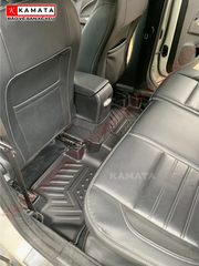 Thảm lót sàn ô tô Ford Ecosport 2018 - 2022 đúc nguyên khối TPE,TPV (3 tấm/Bộ)