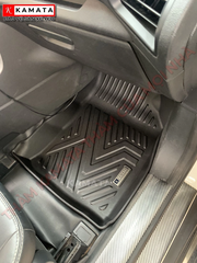 Thảm lót sàn ô tô Ford Ecosport 2018 - 2022 đúc nguyên khối TPE,TPV (3 tấm/Bộ)