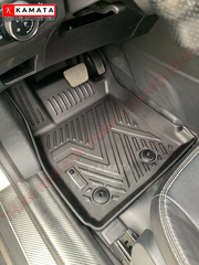 Thảm lót sàn ô tô Ford Ecosport 2018 - 2022 đúc nguyên khối TPE,TPV (3 tấm/Bộ)