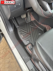 Thảm lót sàn ô tô Mazda CX3 2021 - 2025 đúc nguyên khối TPV (3 tấm/Bộ)