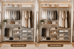 KỆ THANH RAY LƯỚI HAY KỆ GỖ – ĐÂU LÀ LỰA CHỌN PHÙ HỢP?