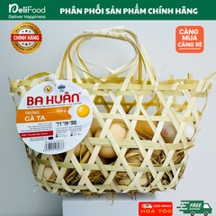 Trứng gà ta Ba Huân - giỏ 12 quả