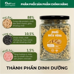 Muối điều vừng HAPI - Lọ thủy tinh 220g