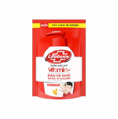 LIFEBUOY Nước Rửa Tay Vitamin Bảo Vệ Vượt Trội 10X- túi 400g