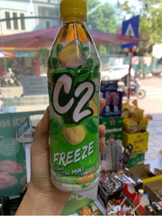 Trà C2 Dưa lưới Bạc hà - Chai 455ml