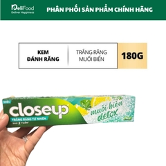 CLOSEUP Kem đánh răng Trắng Răng Chanh vàng+ Muối Biển - hộp 180g