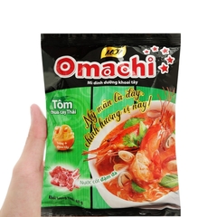 Lốc 5 gói Mì khoai tây Omachi hải sản chua cay - Túi 400g (5*80g)