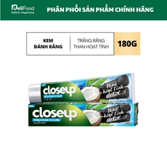 CLOSEUP Kem đánh răng Detox Trắng Răng Than Hoạt Tính - hộp 180g