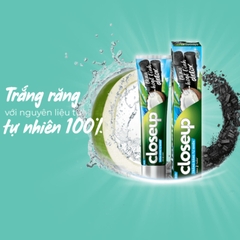 CLOSEUP Kem đánh răng Detox Trắng Răng Than Hoạt Tính - hộp 180g