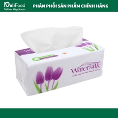 Khăn lau mặt Watersilk Hoa tulip 250 tờ/gói