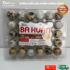Trứng cút tươi Ba Huân - Khay 30 quả