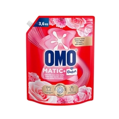 OMO Nước giặt Matic chuyên gia cửa trên Comfort hương hoa hồng Ecuador - Túi 3,6kg