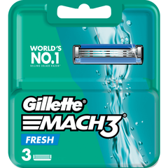 Lưỡi Dao Cạo Râu Gillette Mach 3 Fresh - Set 3 Lưỡi