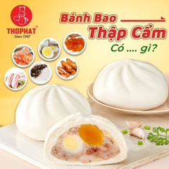 Bánh bao thập cẩm Thọ Phát 2 trứng cút - túi 560g