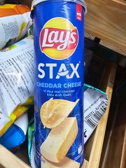 Bim bim Lay's STAX vị phô mai cheddar - Hộp 100g