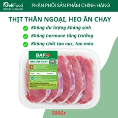 Nạc thăn ngoại (thăn lưng) heo BAF Meat - khay 300g