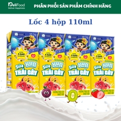 Sữa trái cây Kun nhiệt đới - Hộp 110ml