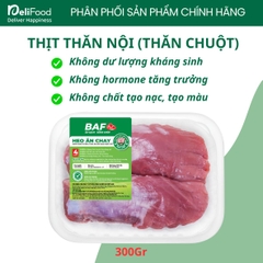 Nạc thăn nội (thăn chuột) heo BAF Meat - khay 300g