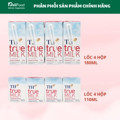 Sữa tươi tiệt trùng TH TrueMilk Dâu - Hộp 180ml