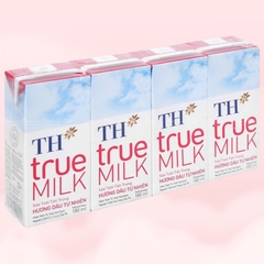 Sữa tươi tiệt trùng TH TrueMilk Dâu - Hộp 180ml