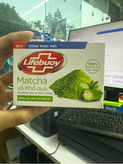 Lifebouy xà phòng tắm matcha khổ qua - bánh 90g