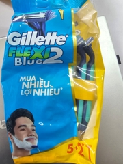 Dao cạo Gillette Flexi Blue II - Gói 7 cái