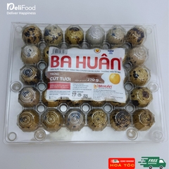 Trứng cút tươi Ba Huân - Khay 30 quả