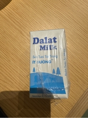 Sữa tươi tiệt trùng Dalat milk ít đường - Hộp 110ml