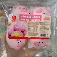 Bánh bao Thọ Phát tạo hình con heo trứng sữa - túi 200g