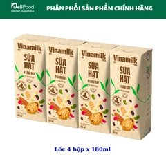 SỮA HẠT 9 LOẠI HẠT VINAMILK ít đường - Hộp 180ml