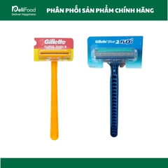 Dao cạo râu Gillette vỉ cán vàng + xanh FLEXI