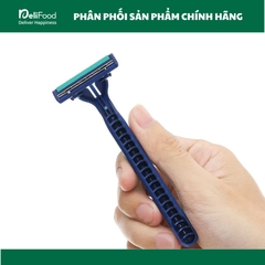 Dao cạo râu Gillette vỉ cán vàng + xanh FLEXI