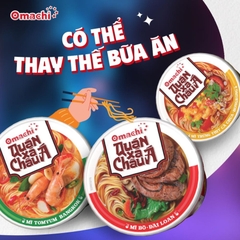 Mì Omachi quán xá Châu Á Tomyum BangKok - Hộp 95G
