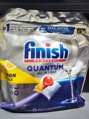 Viên Rửa Chén Chanh Finish Quantum 21 viên