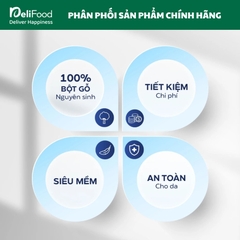 Giấy vệ sinh Có lõi Posy 4 lớp - Túi 10 cuộn