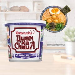 Mì Omachi quán xá Châu Á Mì Miso Hải Sản Nhật Bản - Hộp 95G