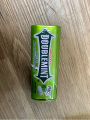 Viên ngậm không đường Doublemint hương bạc hà (pepermint) - hộp 23.8g